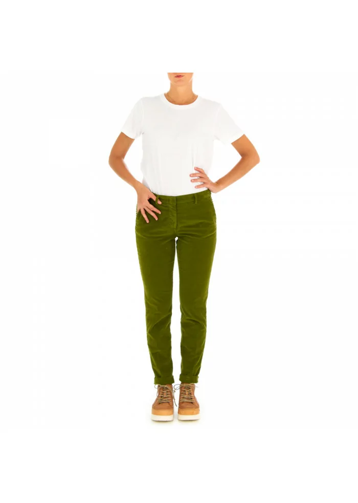 MASON'S | PANTALONI DONNA "NEW YORK" VERDE Vendita Economica