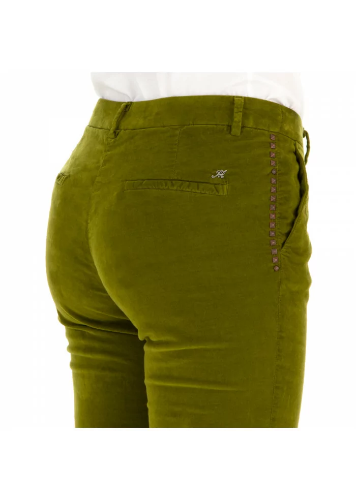 MASON'S | PANTALONI DONNA "NEW YORK" VERDE Vendita Economica