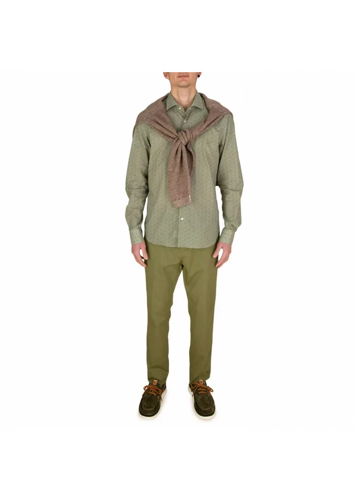 MASTRICAMICIAI | CAMICIA COTONE LUCA VERDE In Saldo