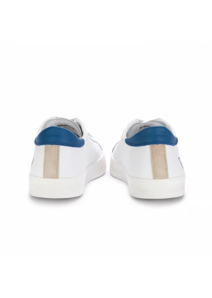 D.A.T.E. | SNEAKERS BASSE IN PELLE HILL CALF BIANCO BLU Offerta speciale