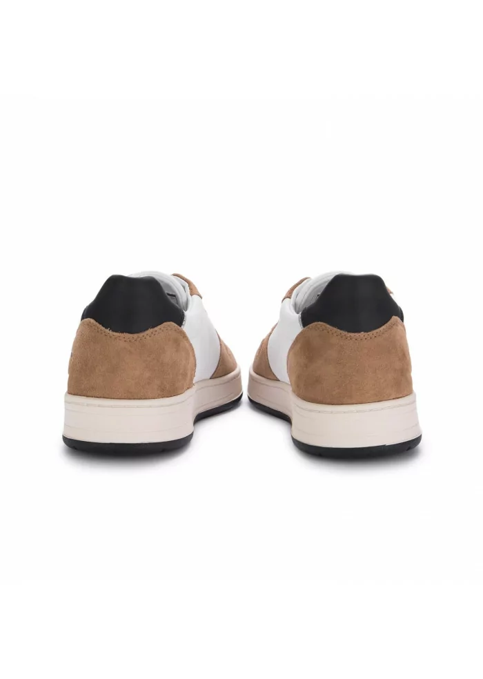 D.A.T.E. | SNEAKERS COURT IN PELLE MARRONE BIANCO Comprare a buon mercato