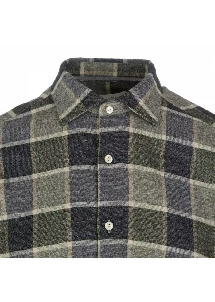 TINTORIA MATTEI 954 | CAMICIA COTONE GRIGIO Offerta per la Festa della Mamma