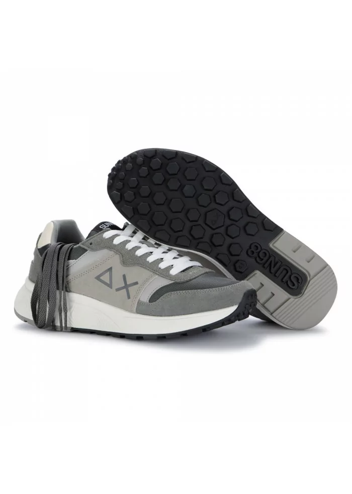 SUN68 | SNEAKERS UOMO DADDY 34 GRIGIO LACCI DI RICAMBIO Smaltimento dello stoccaggio