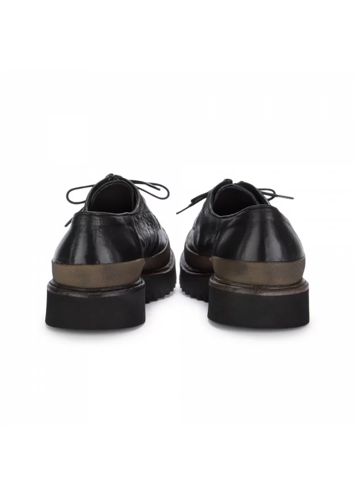 PAWELK'S | SCARPE ALLACCIATE BANDA IN PELLE NERO Offerta temporanea