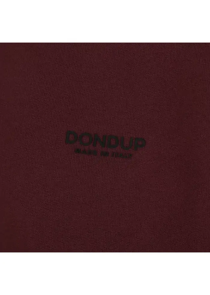 DONDUP | FELPA GIROCOLLO COTONE BORDEAUX Bestseller