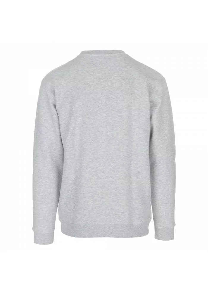 DONDUP | FELPA GIROCOLLO CON POLSINI ELASTICIZZATI GRIGIO Offerte stagionali