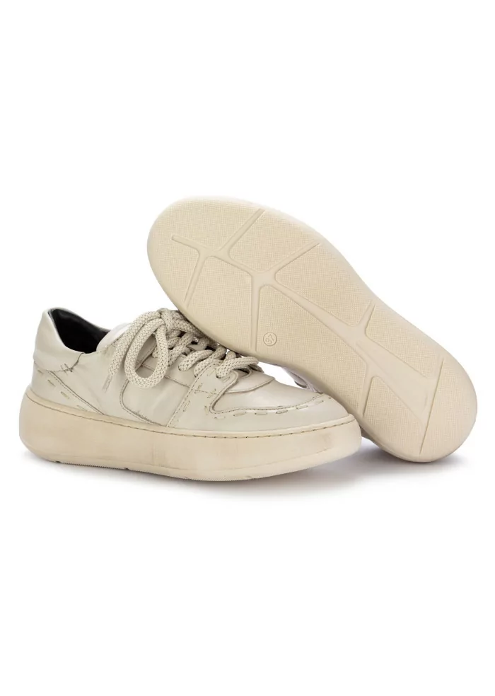 ANDIA FORA | SNEAKERS LEA PELLE GRIGIO CHIARO Offerte speciali