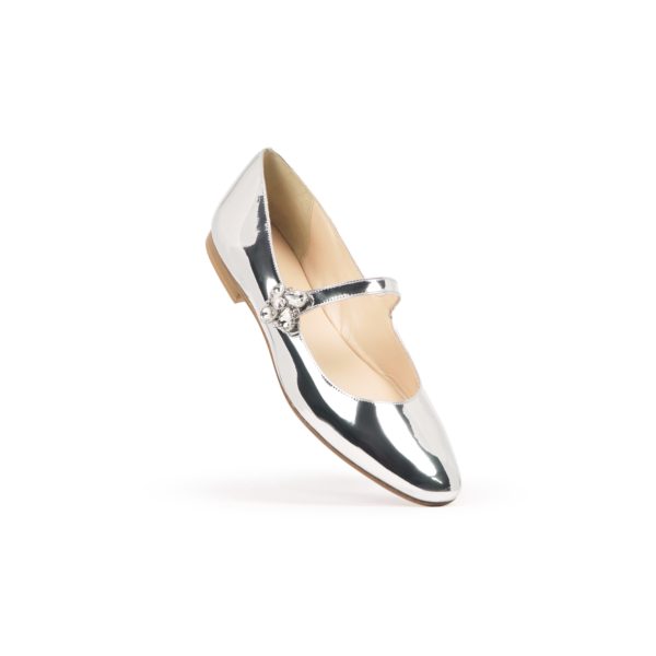 ﻿Prosperine Ballerina “Bebè” da Donna Effetto Specchio con Laccio I Più Venduti