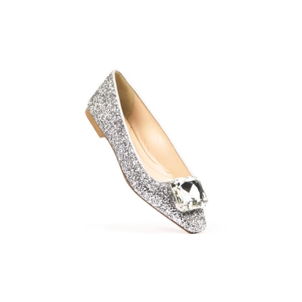 Prosperine Ballerina da Donna in Glitter con Pietra Soddisfazione Garantita