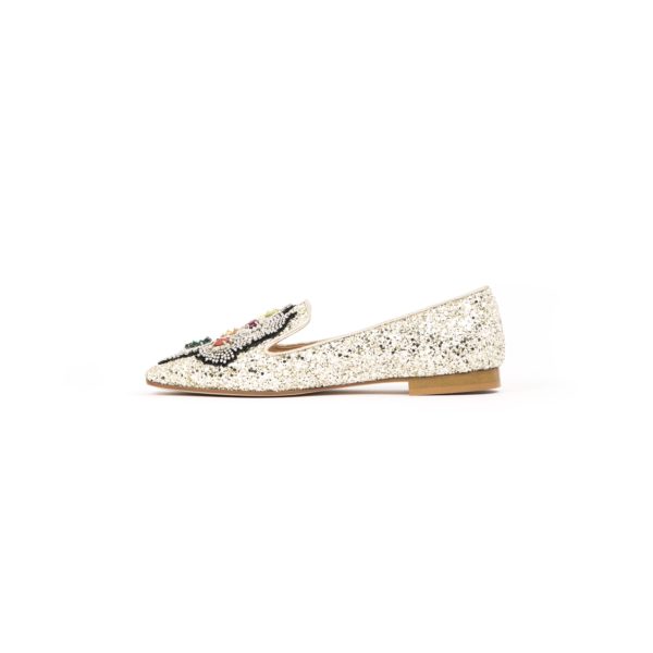 Prosperine Ballerina da Donna in Glitter con Pietre Qualità Garantita