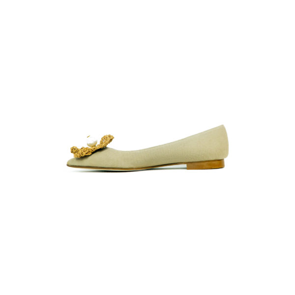 Prosperine Ballerina da Donna in Tessuto con Fiore Online