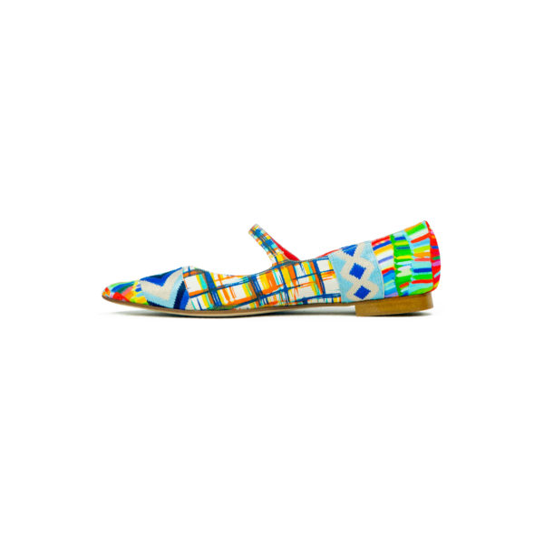 Prosperine Ballerina da Donna in Tessuto Multicolor Outlet