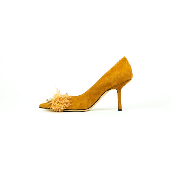 Prosperine Decolletè da Donna in Camoscio Camel Nuova
