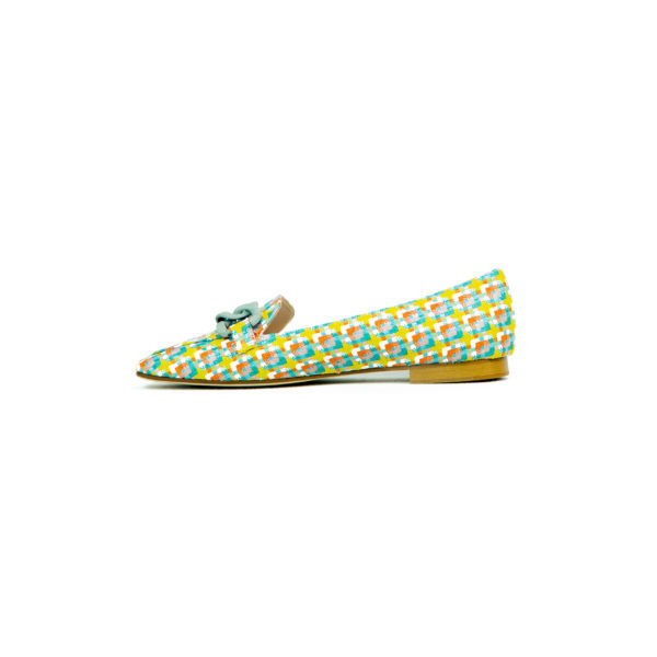 Prosperine Mocassino da Donna in Tessuto Multicolor Nuovo