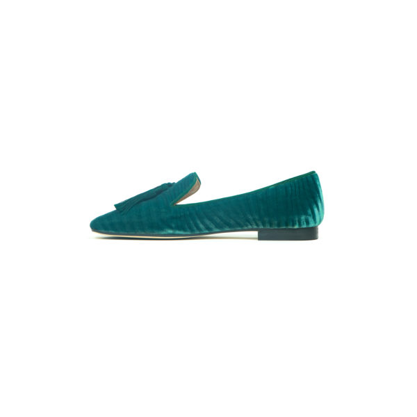 Prosperine Mocassino da Donna in Velluto con Nappine Vendita