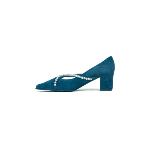 Prosperine Decolletè da Donna in Camoscio con Swarovski Shopping Online