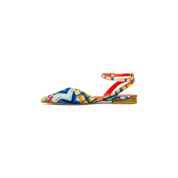 Prosperine Sandalo da Donna in Tessuto Multicolor Vendita Economica