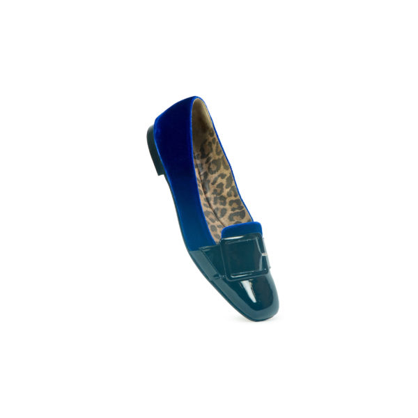 Prosperine Slipper da Donna in Velluto e Vernice Italy