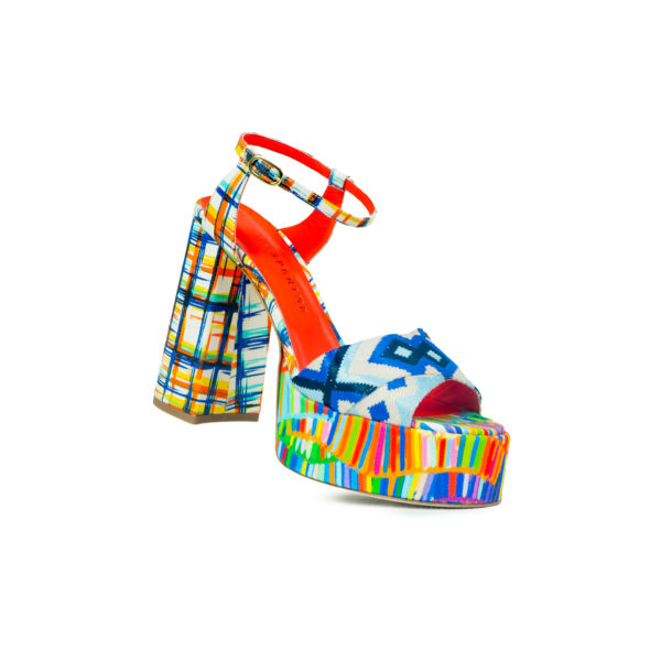 Prosperine Sandalo da Donna con Plateu Multicolor Sconto