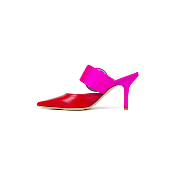 Prosperine Sandalo da Donna con Tacco in Raso e Nappa Hotsell