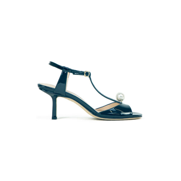 Prosperine Sandalo da Donna in Pelle con Perla Saldi Di Fabbrica