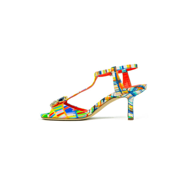 Prosperine Sandalo da Donna in Tessuto Multicolor Nuova