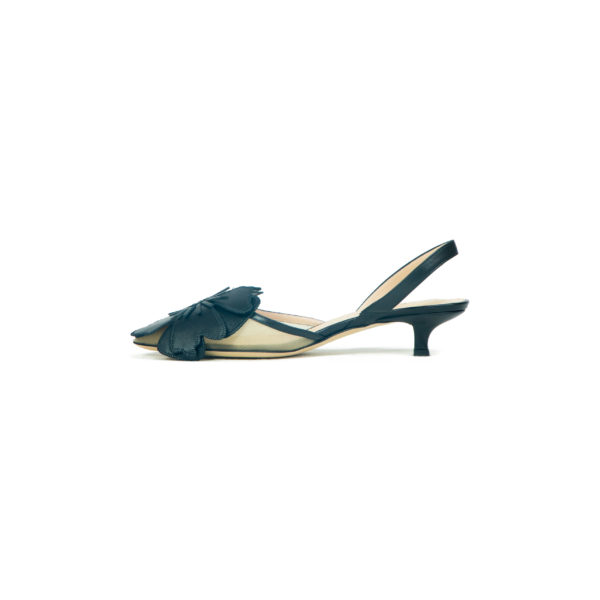 Prosperine Slingback da Donna in Rete e Nappa Consegna Veloce