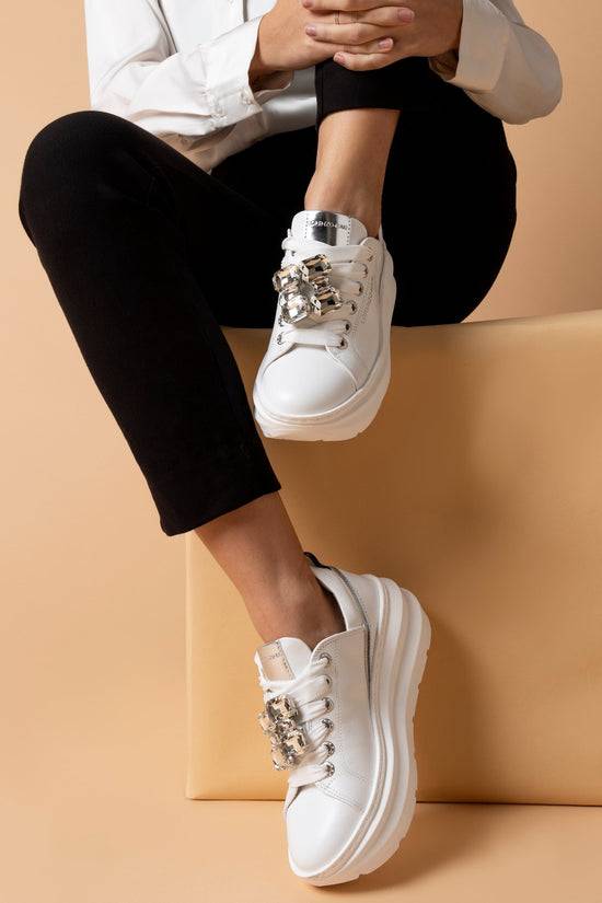 Lorenzo Mari Sneakers Tiana white Soddisfazione Garantita