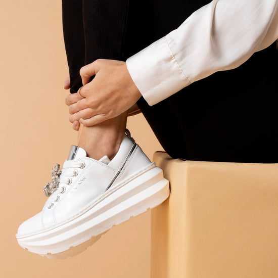 Lorenzo Mari Sneakers Tiana white Soddisfazione Garantita