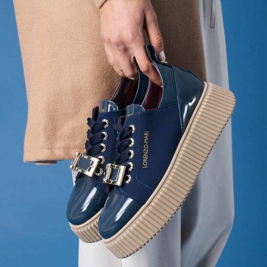 Lorenzo Mari Sneakers Sally 12 Blu Presa