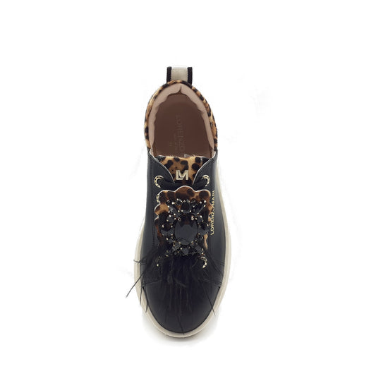 Lorenzo Mari Veronica black Leopard Offerte