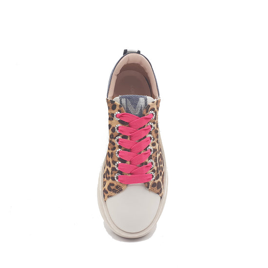 Lorenzo Mari Sneaker JANE Leopard Qualità