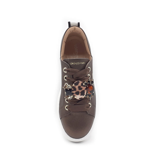 Lorenzo Mari Sneaker Sofia Chocolate Spedizione Gratuita