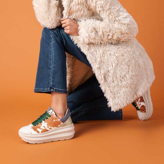 Lorenzo Mari Sneaker JANE Mucca Cuoio Pezzi Unici