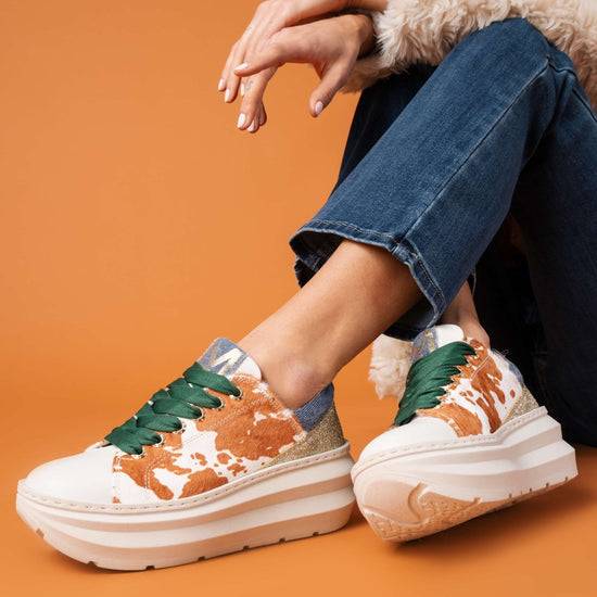 Lorenzo Mari Sneaker JANE Mucca Cuoio Pezzi Unici