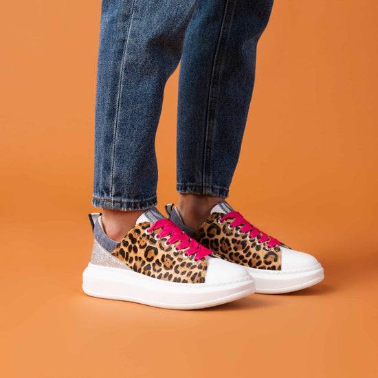 Lorenzo Mari Sneaker JOY Leopard Consegna Veloce