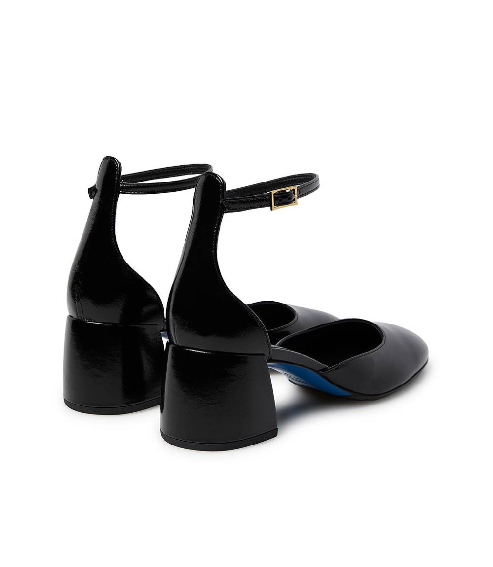 Loriblu Décolleté Mary Jane in pelle lucida nera con cinturino Promozione