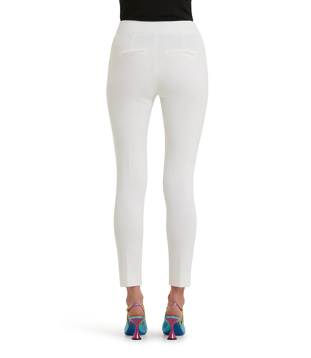 Loriblu Pantaloni slim-fit burro in misto cotone stretch Shopping Online