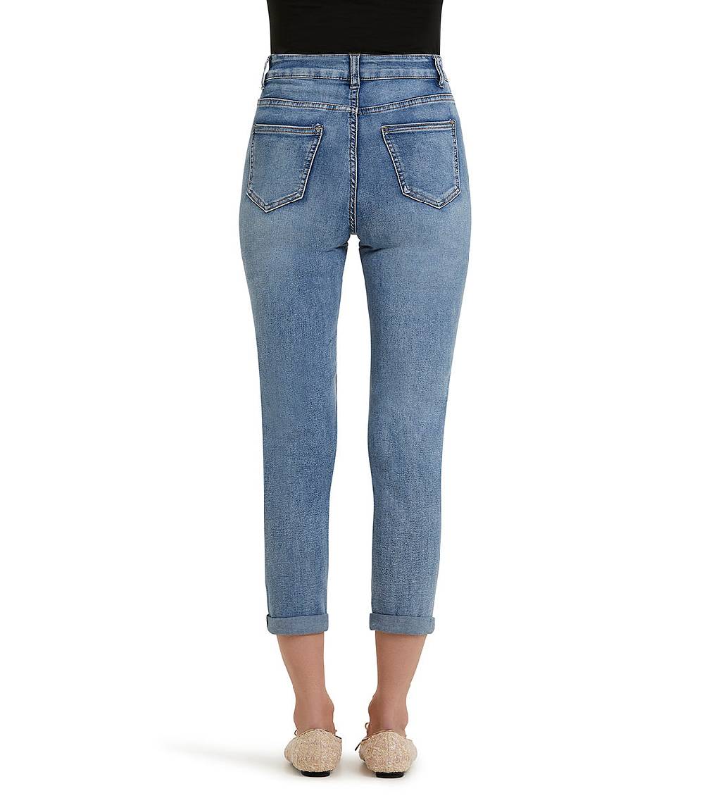 Loriblu Jeans slim-fit con strappi all-over Convenienza