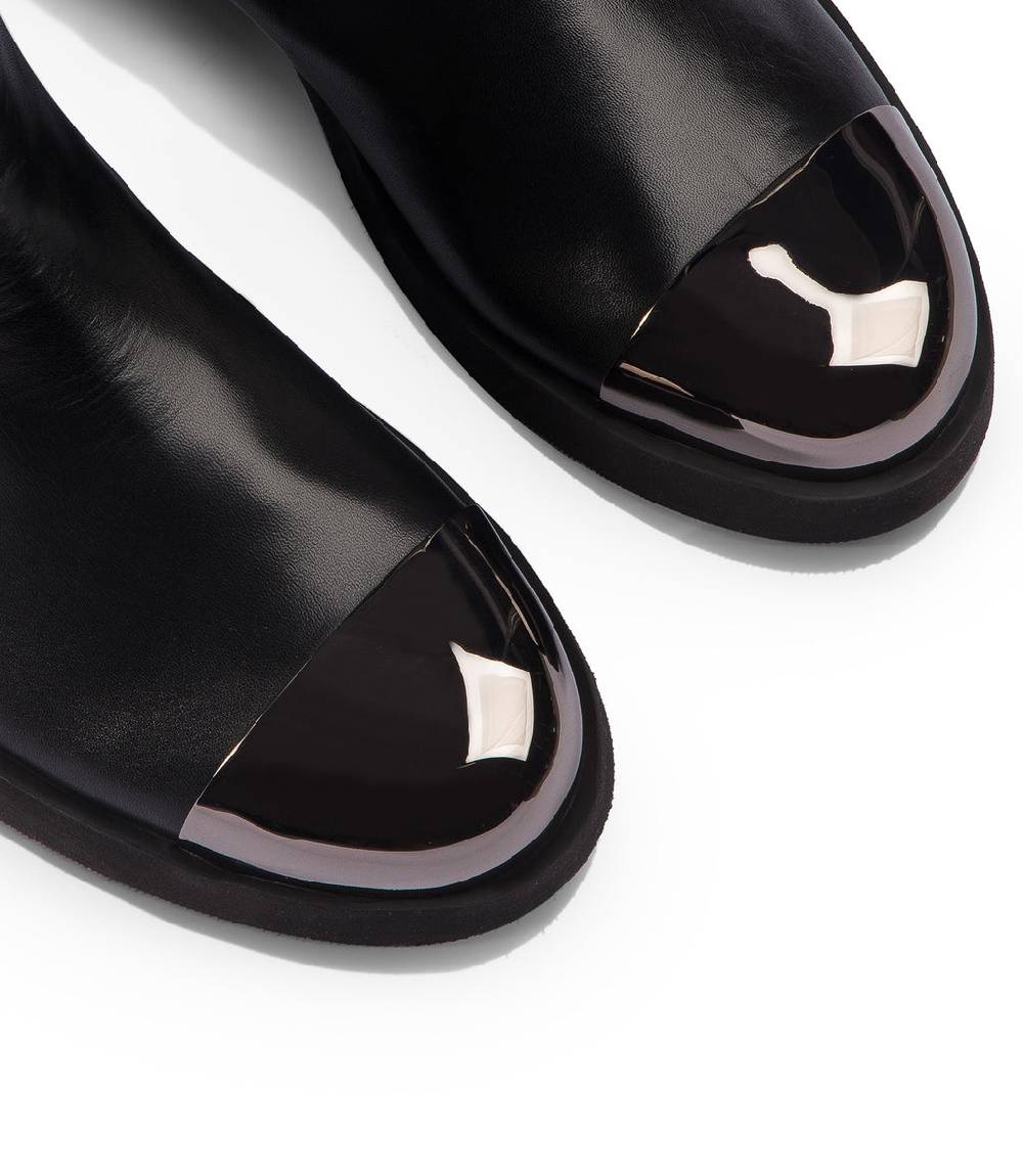Loriblu Stivali in nappa nera Offerta