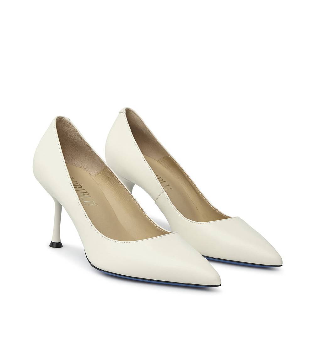 Loriblu Decollete in pelle bianca Offerte