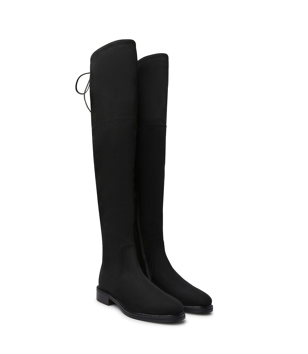 Loriblu Cuissardes in camoscio stretch nero In Saldo