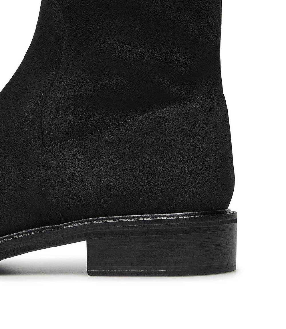 Loriblu Cuissardes in camoscio stretch nero In Saldo