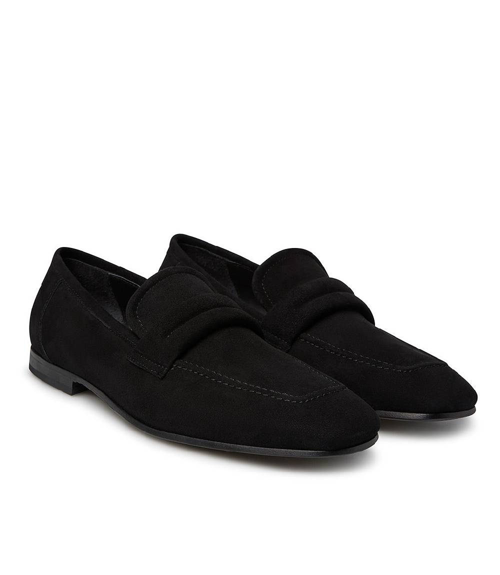 Loriblu Mocassino in camoscio nero Italia