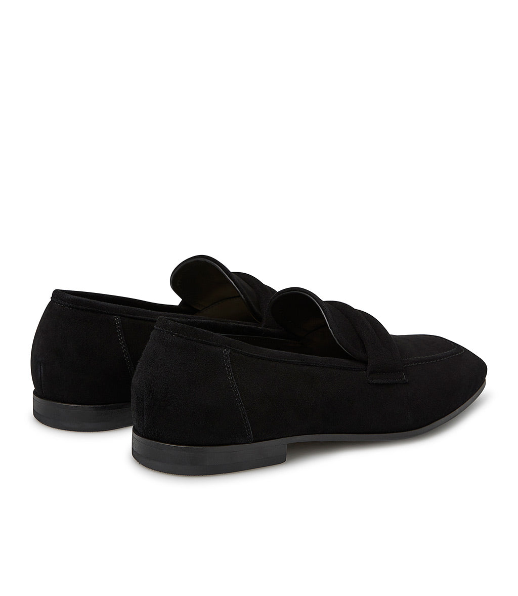 Loriblu Mocassino in camoscio nero Italia