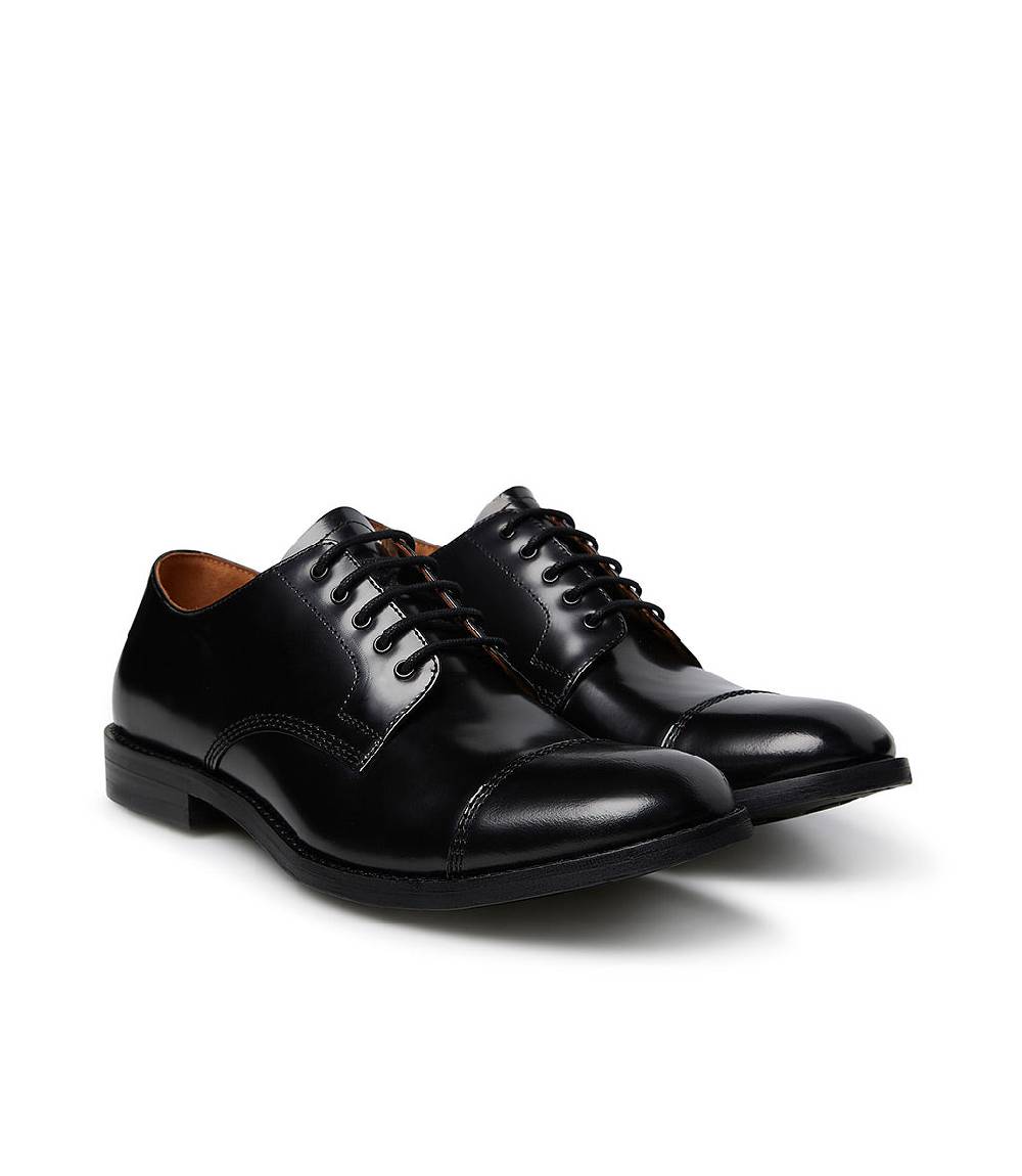 Loriblu Oxford in vitello spazzolato nero Spedizione Gratuita