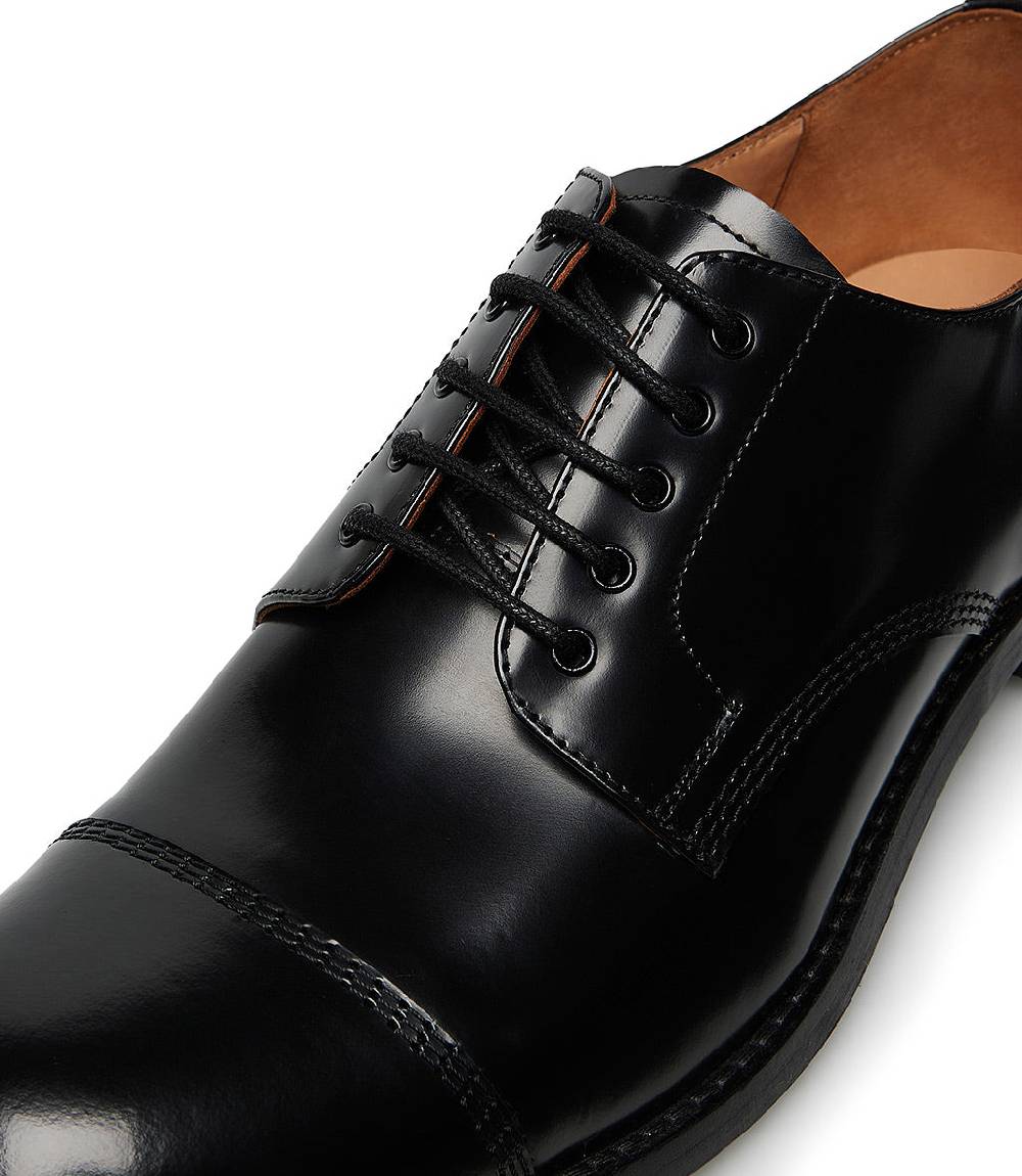 Loriblu Oxford in vitello spazzolato nero Spedizione Gratuita
