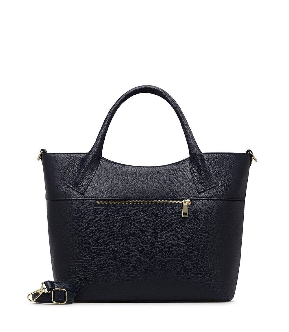 Loriblu Borsa tote blu notte in pelle stampata Prezzo Ridotto