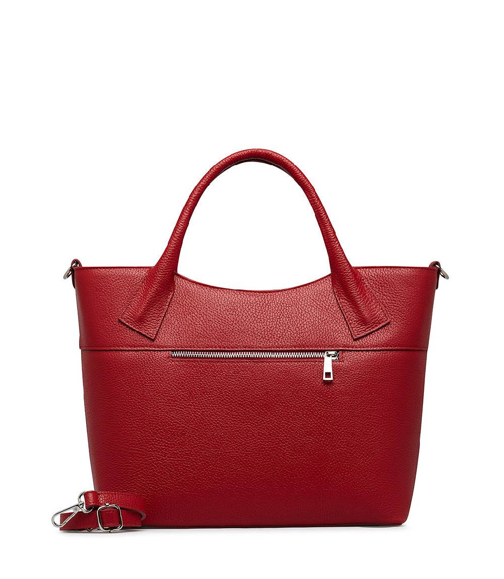 Loriblu Borsa tote bordeaux in pelle stampata Sottocosto