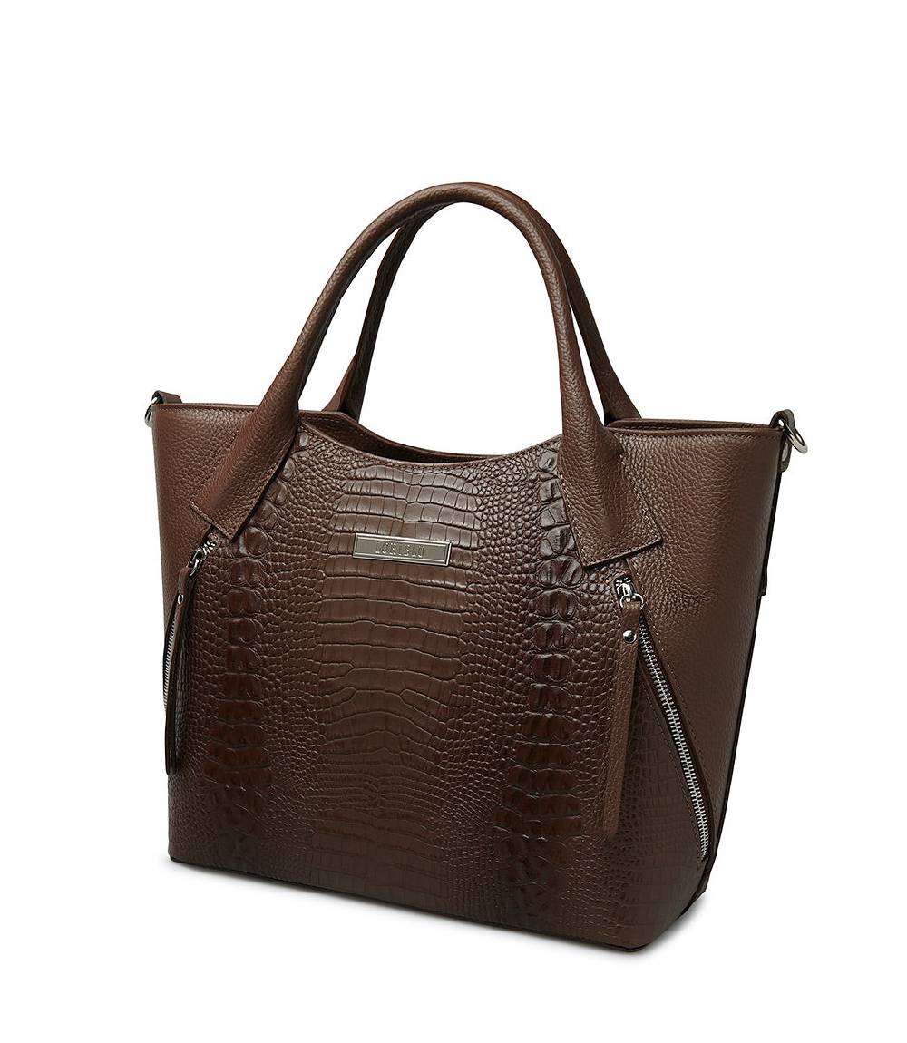 Loriblu Borsa tote cuoio in pelle stampata Convenienza